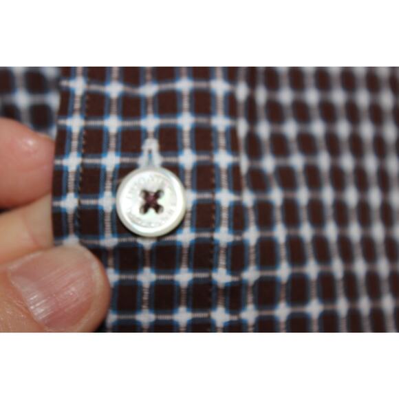 Bugatchi Mens Classic Fit Long Sleeve Button‎ Down Shirt Size XL - Picture 5 of 9